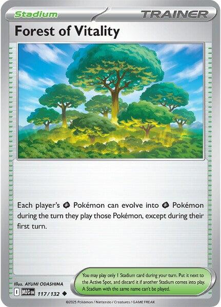 Forest of Vitality (117/132) [Mega Evolutions: Base Set] | Exor Games Bridgewater
