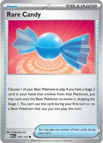 Rare Candy (125/132) [Mega Evolutions: Base Set] | Exor Games Bridgewater