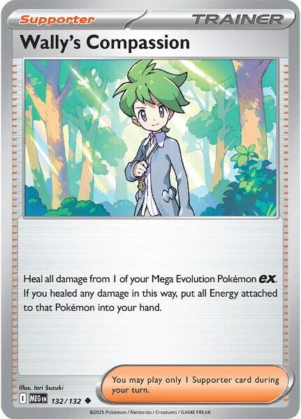 Wally's Compassion (132/132) [Mega Evolutions: Base Set] | Exor Games Bridgewater