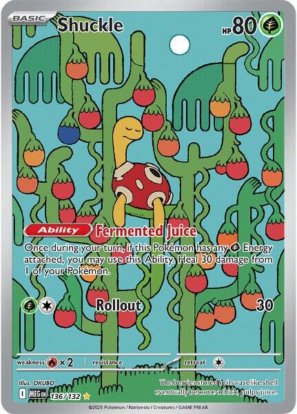 Shuckle (136/132) [Mega Evolution: Base Set] | Exor Games Bridgewater