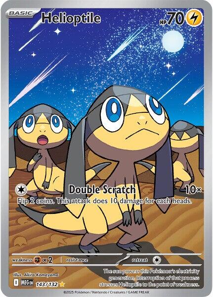 Helioptile (143/132) [Mega Evolutions: Base Set] | Exor Games Bridgewater
