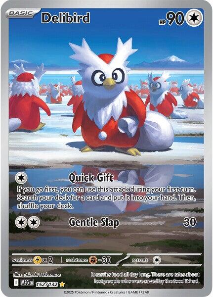 Delibird (152/132) [Mega Evolutions: Base Set] | Exor Games Bridgewater