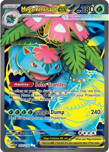 Mega Venusaur ex (155/132) [Mega Evolutions: Base Set] | Exor Games Bridgewater