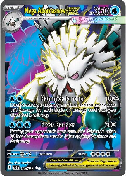 Mega Abomasnow ex (157/132) [Mega Evolutions: Base Set] | Exor Games Bridgewater