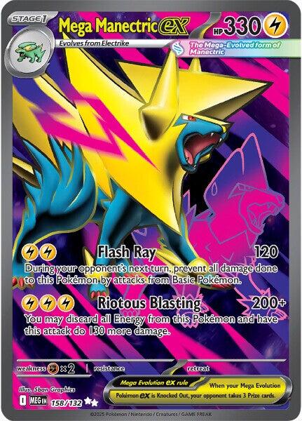 Mega Manectric ex (158/132) [Mega Evolutions: Base Set] | Exor Games Bridgewater