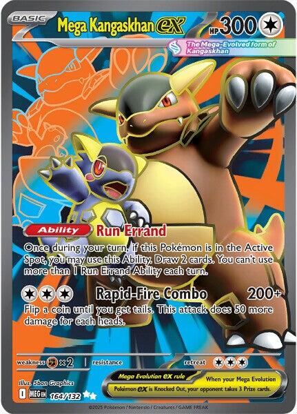 Mega Kangaskhan ex (164/132) [Mega Evolutions: Base Set] | Exor Games Bridgewater