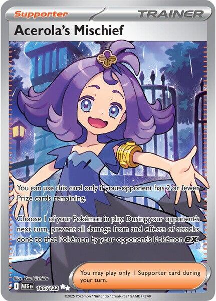 Acerola's Mischief (165/132) [Mega Evolutions: Base Set] | Exor Games Bridgewater