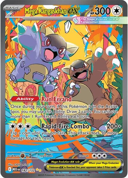 Mega Kangaskhan ex (182/132) [Mega Evolutions: Base Set] | Exor Games Bridgewater
