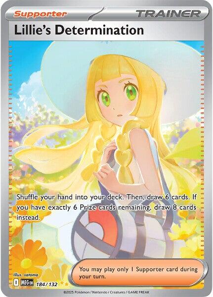 Lillie's Determination (184/132) [Mega Evolutions: Base Set] | Exor Games Bridgewater