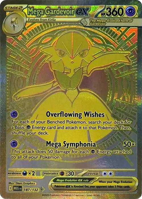 Mega Gardevoir ex (187/132) [Mega Evolution: Base Set] | Exor Games Bridgewater