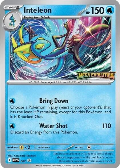 Inteleon (002) [Mega Evolutions Promo] | Exor Games Bridgewater