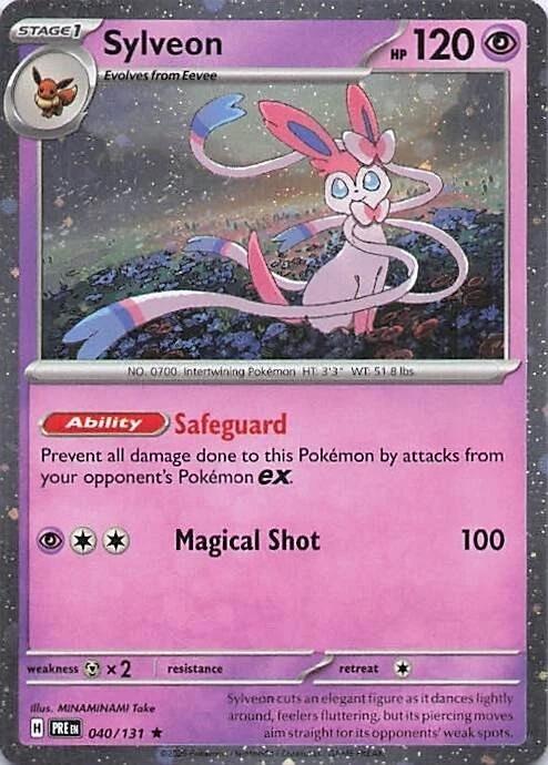 Sylveon (040/131) (Cosmos Holo) [Miscellaneous Cards] | Exor Games Bridgewater