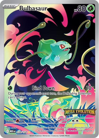 Bulbasaur (133/132) (Mega Evolution) [Mega Evolutions: Base Set] | Exor Games Bridgewater