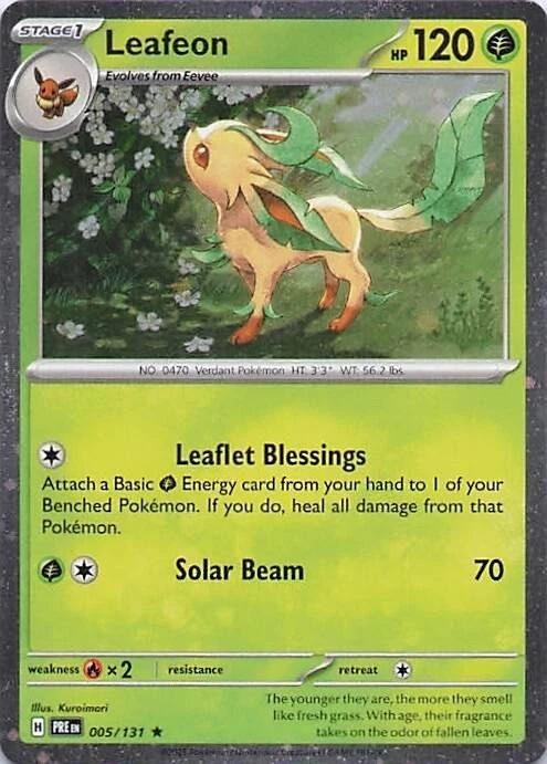 Leafeon (005/131) (Cosmos Holo) [Miscellaneous Cards] | Exor Games Bridgewater