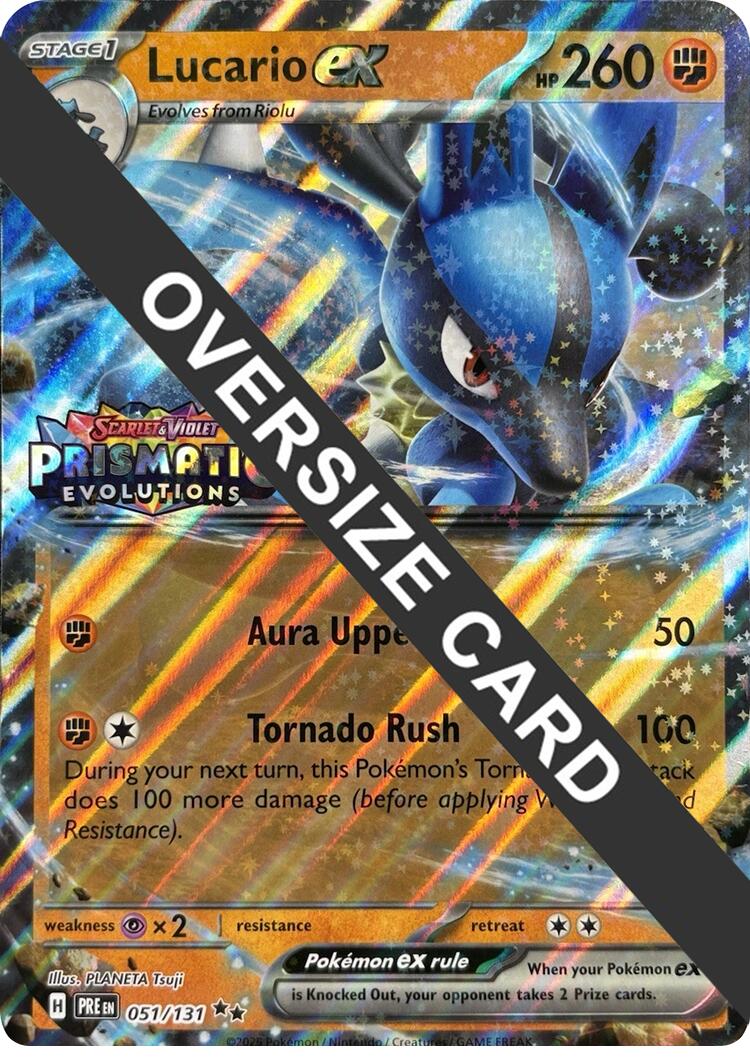 Lucario ex (051/131) (Prismatic Evolutions Stamp) [Scarlet & Violet: Prismatic Evolutions] | Exor Games Bridgewater