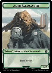 Dalek // Alien Salamander Double-Sided Token [Doctor Who Tokens] | Exor Games Bridgewater