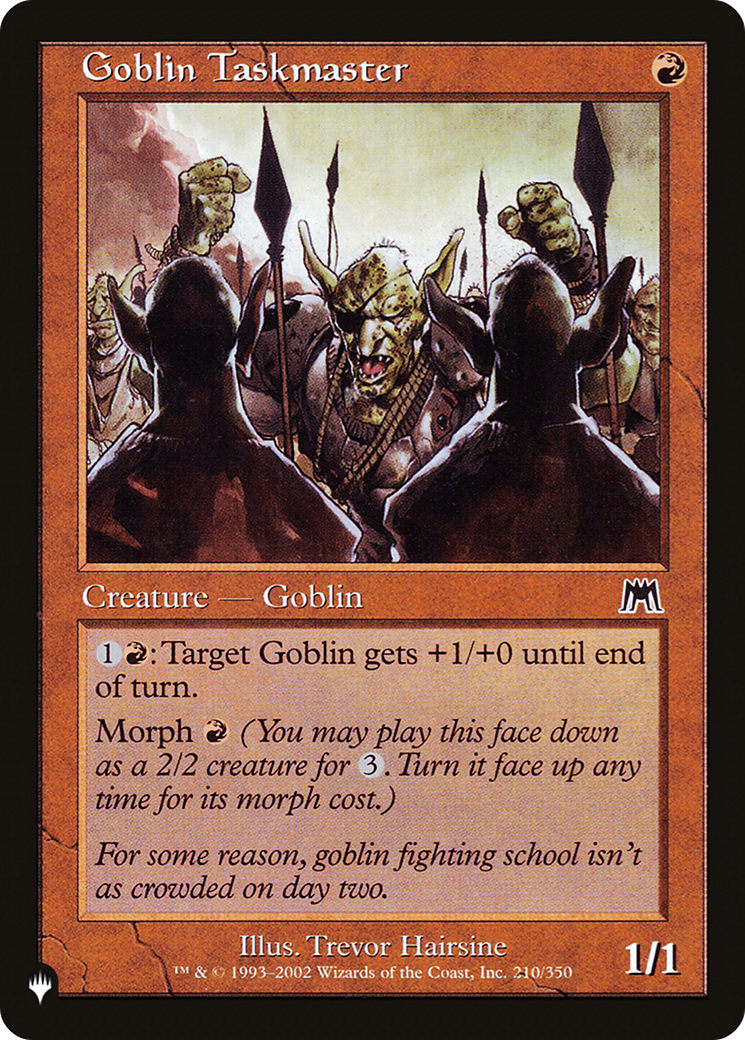 Goblin Taskmaster [The List Reprints] | Exor Games Bridgewater