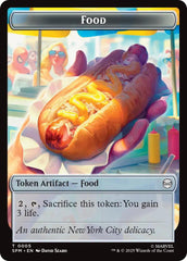 Food // Robot Double-Sided Token [Marvel's Spider-Man Tokens] | Exor Games Bridgewater