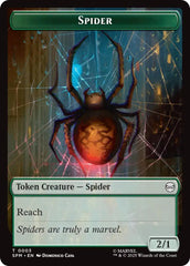 Spider // Food Double-Sided Token [Marvel's Spider-Man Tokens] | Exor Games Bridgewater