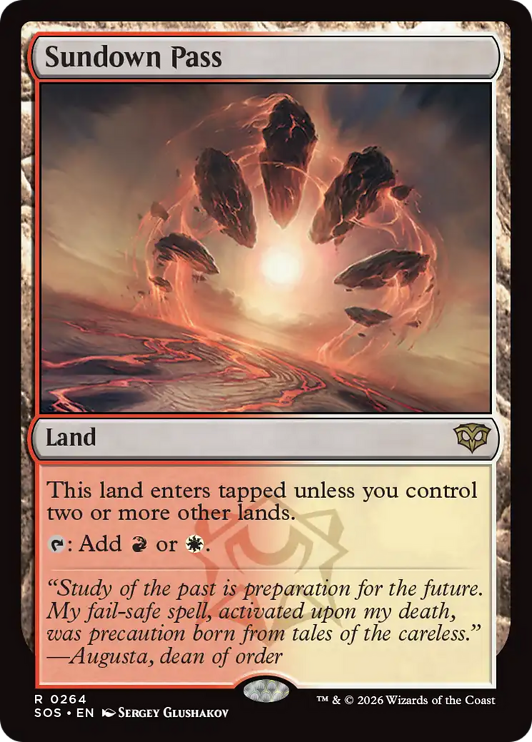 Sundown Pass [Secrets of Strixhaven] | Exor Games Bridgewater