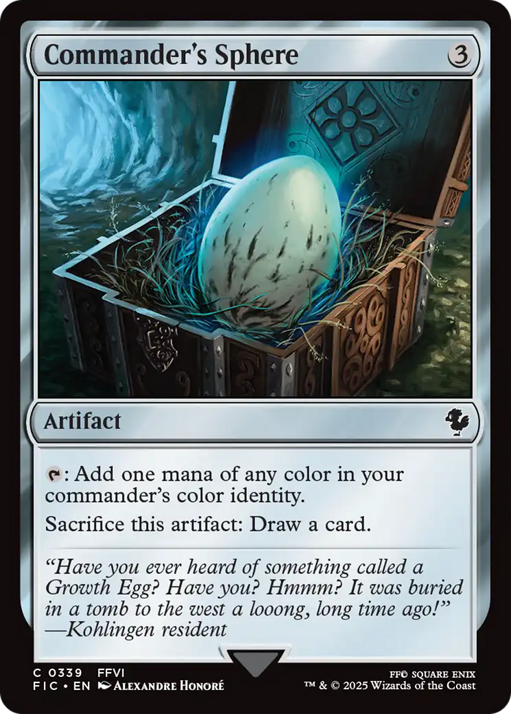 Commander's Sphere [FINAL FANTASY Commander] | Exor Games Bridgewater