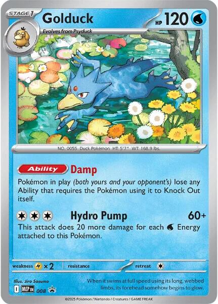 Golduck (008) [Mega Evolutions Promo] | Exor Games Bridgewater