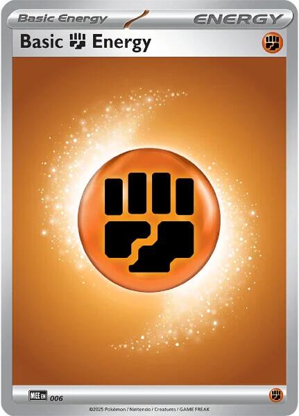 Basic Fighting Energy - 006 [Mega Evolution Energies] | Exor Games Bridgewater