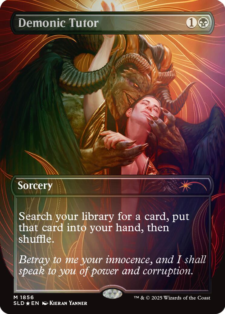Demonic Tutor (Rainbow Foil) [Secret Lair Drop Series] | Exor Games Bridgewater