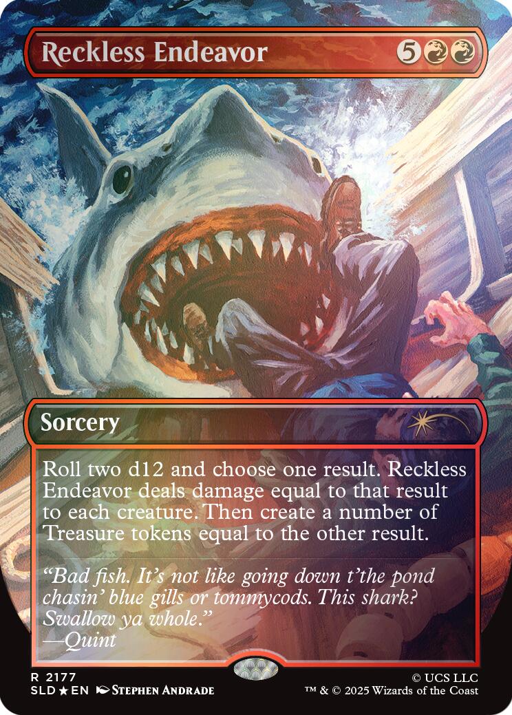 Reckless Endeavor (Rainbow Foil) [Secret Lair Drop Series] | Exor Games Bridgewater