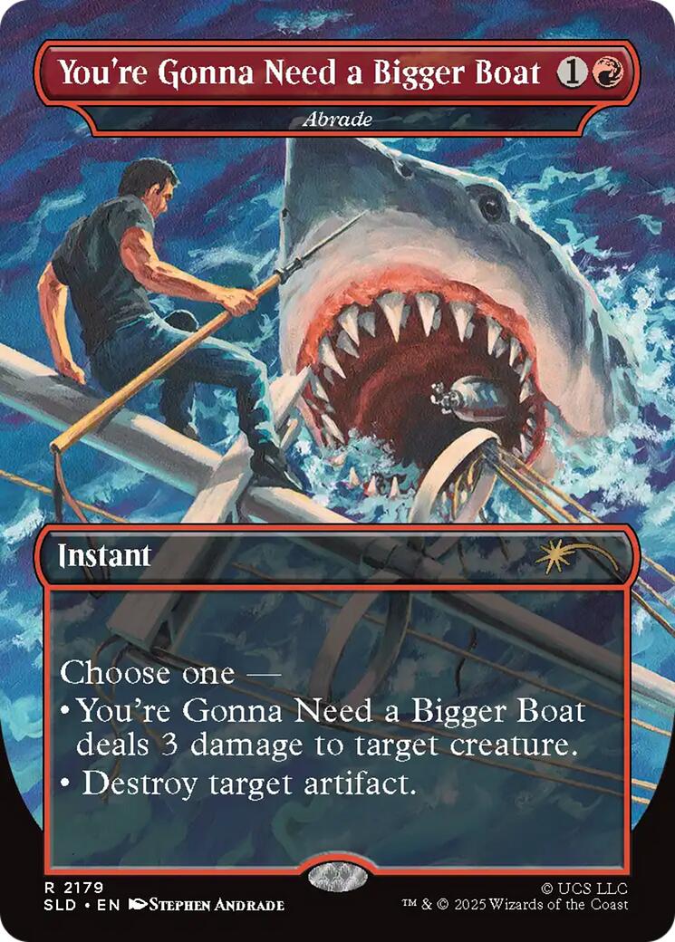 You're Gonna Need a Bigger Boat - Abrade [Secret Lair Drop Series] | Exor Games Bridgewater