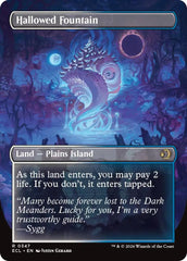 Hallowed Fountain (Borderless) [Lorwyn Eclipsed] | Exor Games Bridgewater