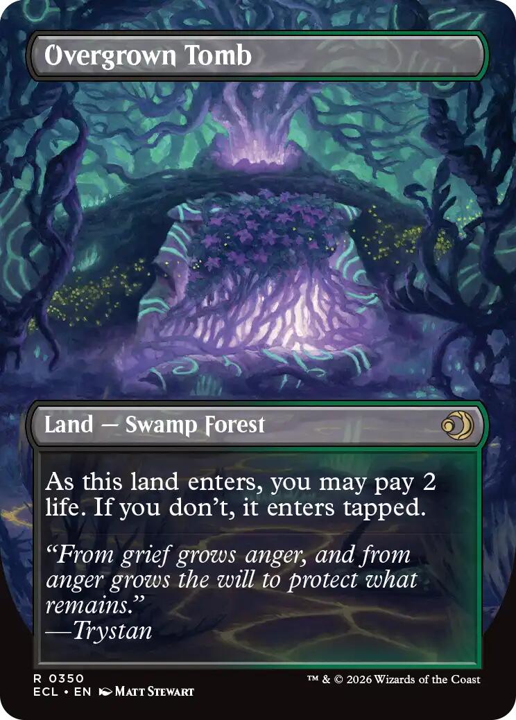 Overgrown Tomb (Borderless) [Lorwyn Eclipsed] | Exor Games Bridgewater