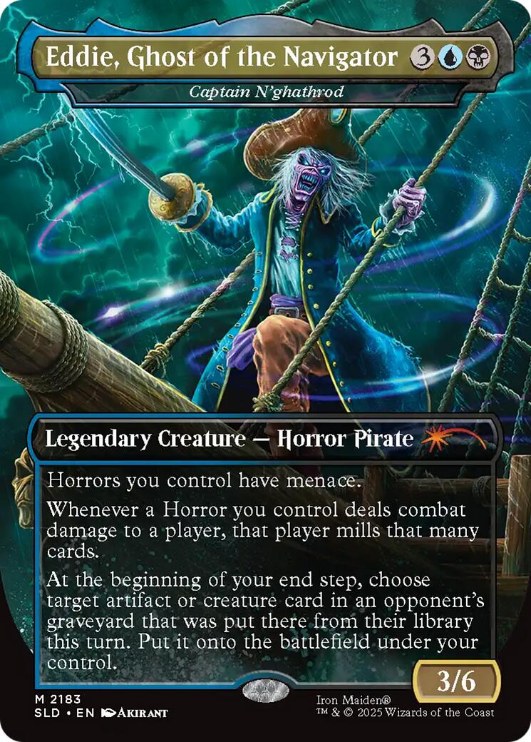 Eddie, Ghost of the Navigator - Captain N'ghathrod [Secret Lair Drop Series] | Exor Games Bridgewater