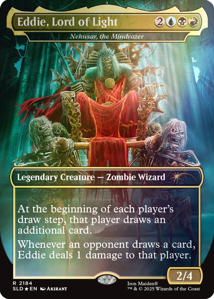 Eddie, Lord of Light - Nekusar, the Mindrazer (Rainbow Foil) [Secret Lair Drop Series] | Exor Games Bridgewater