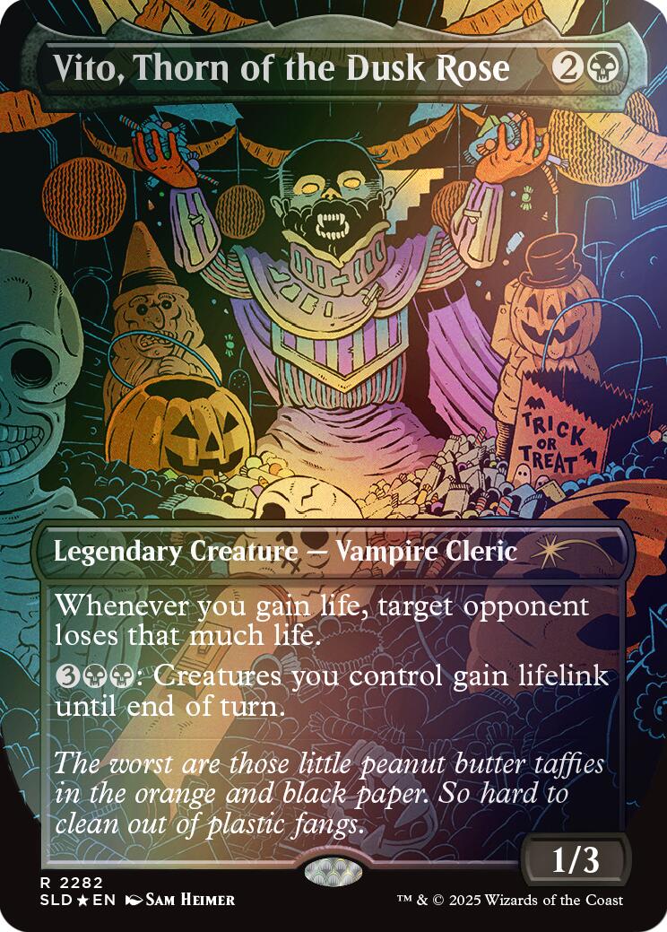 Vito, Thorn of the Dusk Rose (Rainbow Foil) [Secret Lair Drop Series] | Exor Games Bridgewater