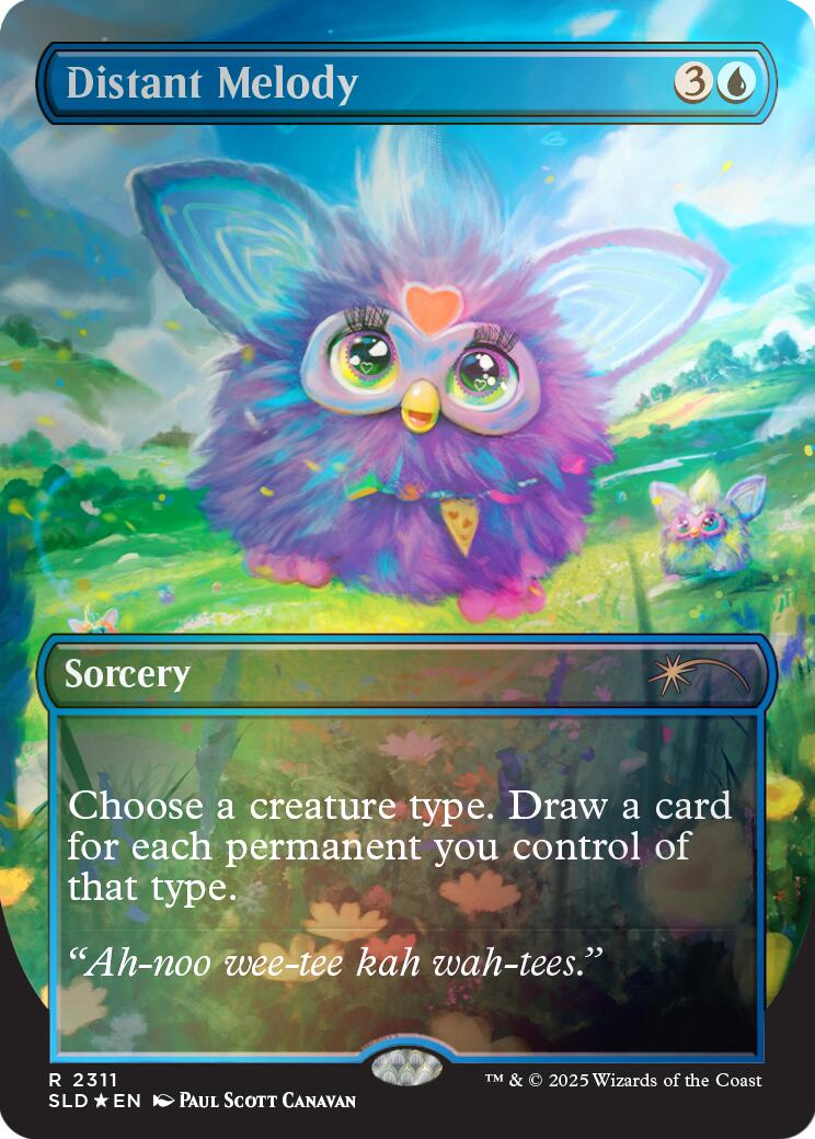 Distant Melody (2311) (Rainbow Foil) [Secret Lair Drop Series] | Exor Games Bridgewater