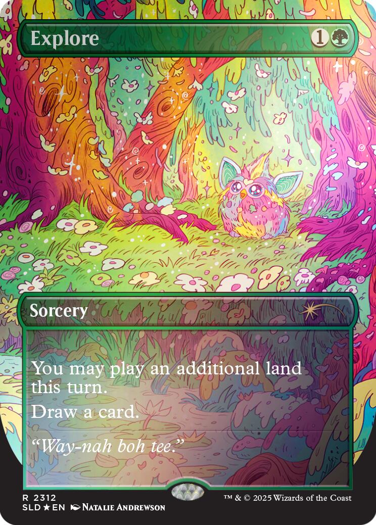 Explore (2312) (Rainbow Foil) [Secret Lair Drop Series] | Exor Games Bridgewater