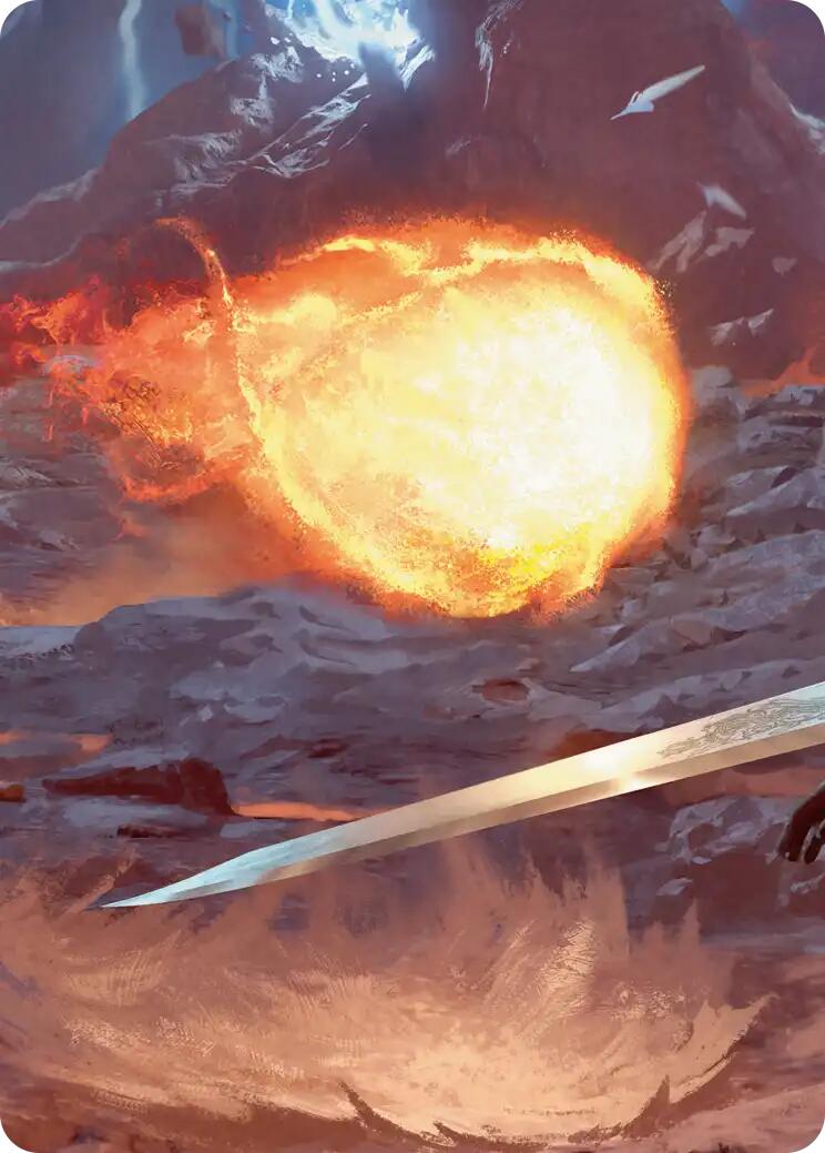 Duelist's Flame Scene Art Card [FINAL FANTASY Art Series] | Exor Games Bridgewater