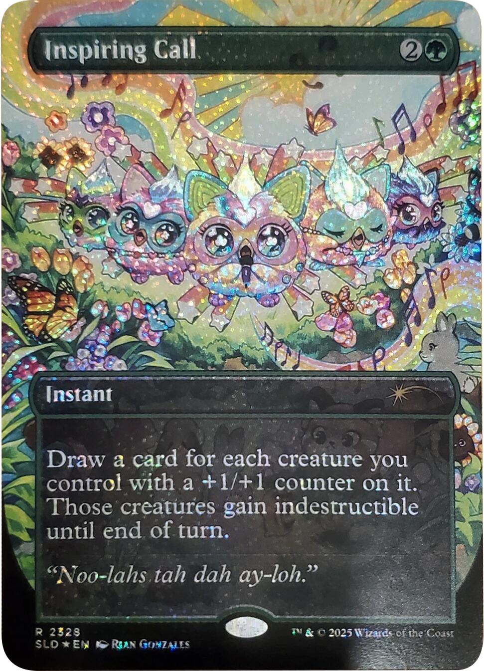 Inspiring Call (Confetti Foil) [Secret Lair Drop Series] | Exor Games Bridgewater