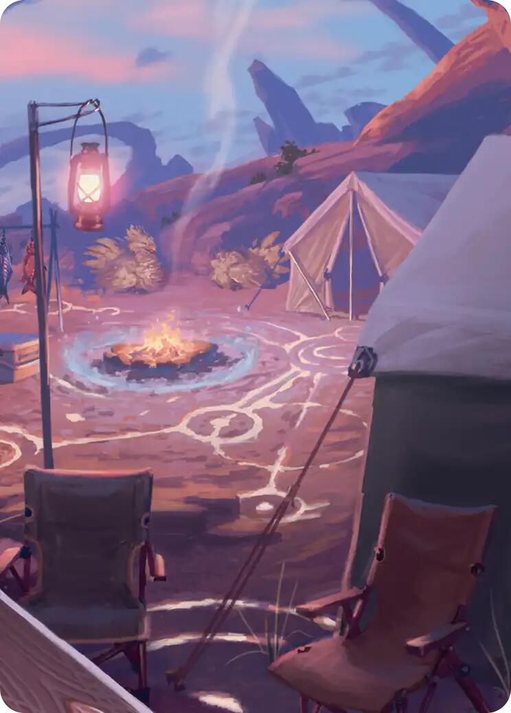 Chocobo Camp Scene Art Card [FINAL FANTASY Art Series] | Exor Games Bridgewater