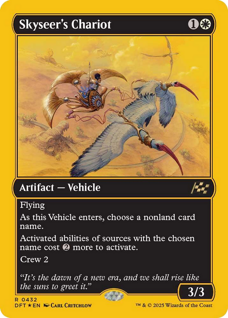 Skyseer's Chariot (First-Place Foil) [Aetherdrift] | Exor Games Bridgewater