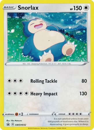 Snorlax (SWSH032) [Sword & Shield: Black Star Promos] | Exor Games Bridgewater