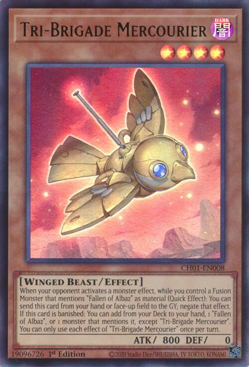 Tri-Brigade Mercourier [CH01-EN008] Ultra Rare | Exor Games Bridgewater