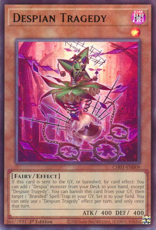Despian Tragedy [CH01-EN009] Ultra Rare | Exor Games Bridgewater