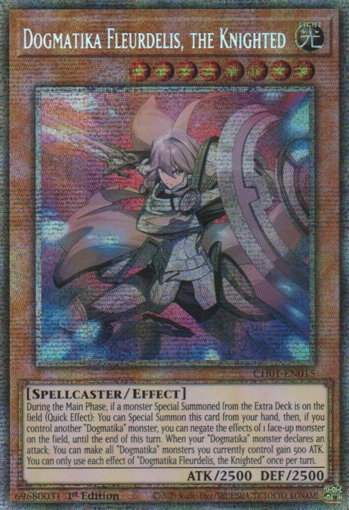 Dogmatika Fleurdelis, the Knighted (Starlight Rare) [CH01-EN015] Starlight Rare | Exor Games Bridgewater