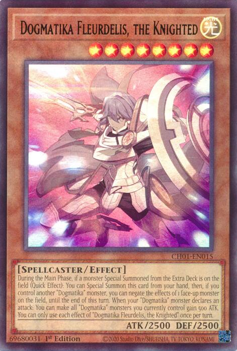 Dogmatika Fleurdelis, the Knighted [CH01-EN015] Ultra Rare | Exor Games Bridgewater