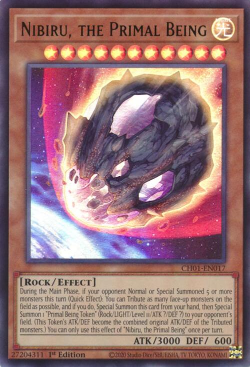 Nibiru, the Primal Being [CH01-EN017] Ultra Rare | Exor Games Bridgewater