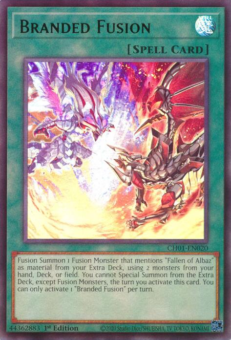 Branded Fusion [CH01-EN020] Ultra Rare | Exor Games Bridgewater
