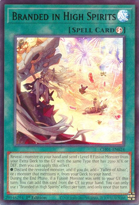 Branded in High Spirits [CH01-EN024] Ultra Rare | Exor Games Bridgewater