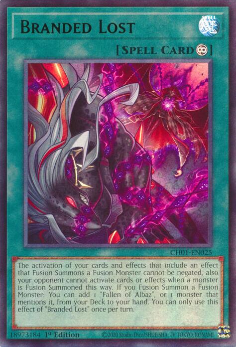 Branded Lost [CH01-EN025] Ultra Rare | Exor Games Bridgewater